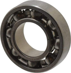 Value Collection - 1/8" Bore Diam, 3/8" OD, Open Miniature Radial Ball Bearing - 7/64" Wide, 1 Row, Round Bore, 49 Lb Static Capacity, 144 Lb Dynamic Capacity - Exact Tool & Supply
