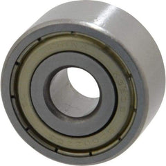 Tritan - 10mm Bore Diam, 30mm OD, Double Shield Angular Contact Radial Ball Bearing - 14.3mm Wide, 2 Rows, Round Bore, 850 Lb Static Capacity, 1,600 Lb Dynamic Capacity - Exact Tool & Supply