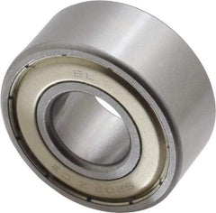 Tritan - 17mm Bore Diam, 40mm OD, Double Shield Angular Contact Radial Ball Bearing - 17.5mm Wide, 2 Rows, Round Bore, 2,000 Lb Static Capacity, 3,300 Lb Dynamic Capacity - Exact Tool & Supply