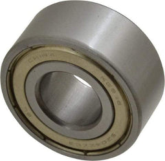 Tritan - 20mm Bore Diam, 47mm OD, Double Shield Angular Contact Radial Ball Bearing - 20.6mm Wide, 2 Rows, Round Bore, 2,700 Lb Static Capacity, 4,400 Lb Dynamic Capacity - Exact Tool & Supply