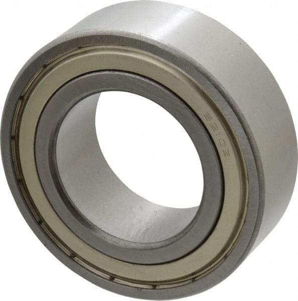 Tritan - 50mm Bore Diam, 90mm OD, Double Shield Angular Contact Radial Ball Bearing - 30.2mm Wide, 2 Rows, Round Bore, 9,400 Lb Static Capacity, 11,500 Lb Dynamic Capacity - Exact Tool & Supply