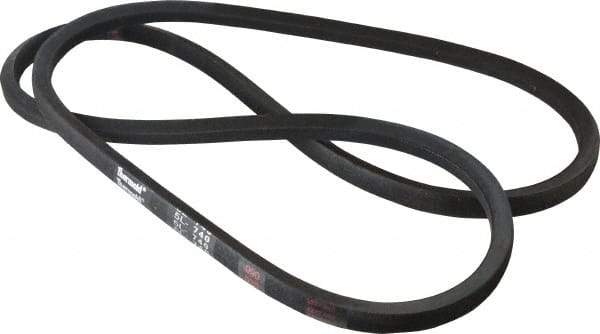 Value Collection - Section 5L, 74" Outside Length, V-Belt - Rubber, Fractional HP, No. 5L740 - Exact Tool & Supply