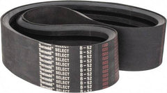 Value Collection - Section B, V-Belt - Neoprene Rubber, Classic Banded, No. B-52 - Exact Tool & Supply