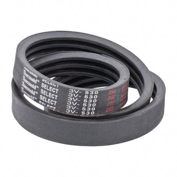 Value Collection - Section 3V, V-Belt - Neoprene Rubber, Narrow Banded, No. 3V530 - Exact Tool & Supply