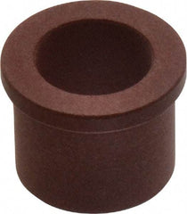 Bunting Bearing - 5/8" Inside x 7/8" Outside Diam, PTFE Sleeve Bearing - 1" Flange Outside Diam, 1/8" Flange Thickness, 3/4" OAL - Exact Tool & Supply