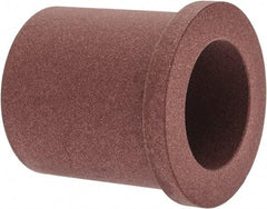 Bunting Bearing - 5/8" Inside x 7/8" Outside Diam, PTFE Sleeve Bearing - 1" Flange Outside Diam, 1/8" Flange Thickness, 1" OAL - Exact Tool & Supply