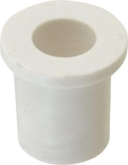 Bunting Bearing - 1/2" Inside x 3/4" Outside Diam, PTFE Sleeve Bearing - 1" Flange Outside Diam, 1/8" Flange Thickness, 1" OAL - Exact Tool & Supply