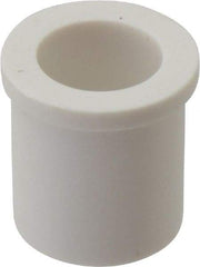 Bunting Bearing - 5/8" Inside x 7/8" Outside Diam, PTFE Sleeve Bearing - 1" Flange Outside Diam, 1/8" Flange Thickness, 1" OAL - Exact Tool & Supply