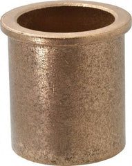 Boston Gear - 1-1/4" Inside x 1-1/2" Outside Diam, Oil Impregnated Bronze SAE-841 Flanged Sleeve Bearing - 1-3/4" Flange Outside Diam, 1/8" Flange Thickness, 1-3/4" OAL - Exact Tool & Supply