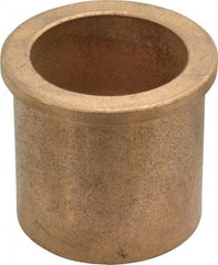 Boston Gear - 1-5/8" Inside x 2" Outside Diam, Oil Impregnated Bronze SAE-841 Flanged Sleeve Bearing - 2-1/4" Flange Outside Diam, 3/16" Flange Thickness, 2" OAL - Exact Tool & Supply
