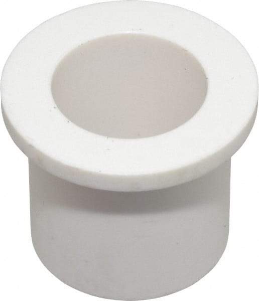 Bunting Bearing - 3/4" Inside x 1" Outside Diam, PTFE Sleeve Bearing - 1-1/4" Flange Outside Diam, 1/8" Flange Thickness, 1" OAL - Exact Tool & Supply