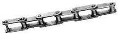 Browning - 1-1/4" Pitch, ANSI 100, Single Strand Roller Chain - Chain No. 100, 10 Ft. Long, 3/4" Roller Diam, 3/4" Roller Width - Exact Tool & Supply