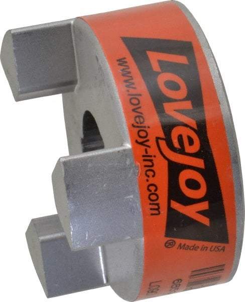 Lovejoy - 3/4" Max Bore Diam, 3/16" x 3/32" Keyway Width x Depth, Flexible Coupling Hub - 2.11" OD, 2.12" OAL, Sintered Iron, Order 2 Hubs & 1 Spider for Complete Coupling - Exact Tool & Supply