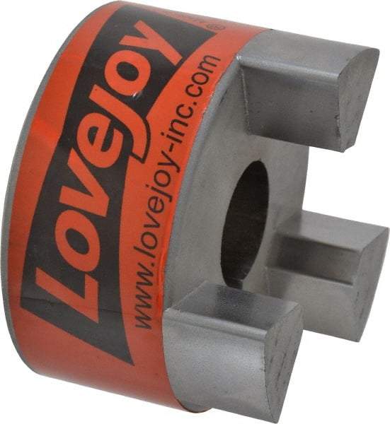 Lovejoy - 1-1/4" Max Bore Diam, Flexible Hub Coupling - 3-3/4" OD, 4-1/2" OAL, Sintered Iron - Exact Tool & Supply