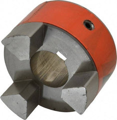 Lovejoy - 1-1/2" Max Bore Diam, Flexible Hub Coupling - 3-3/4" OD, 4-1/2" OAL, Metal - Exact Tool & Supply