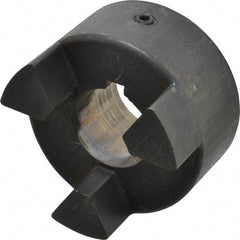Lovejoy - 1-5/8" Max Bore Diam, Flexible Hub Coupling - 3-3/4" OD, 4-1/2" OAL, Sintered Iron - Exact Tool & Supply