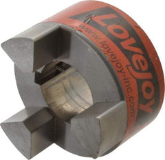 Lovejoy - 1-3/4" Max Bore Diam, Flexible Hub Coupling - 3-3/4" OD, 4-1/2" OAL, Sintered Iron - Exact Tool & Supply