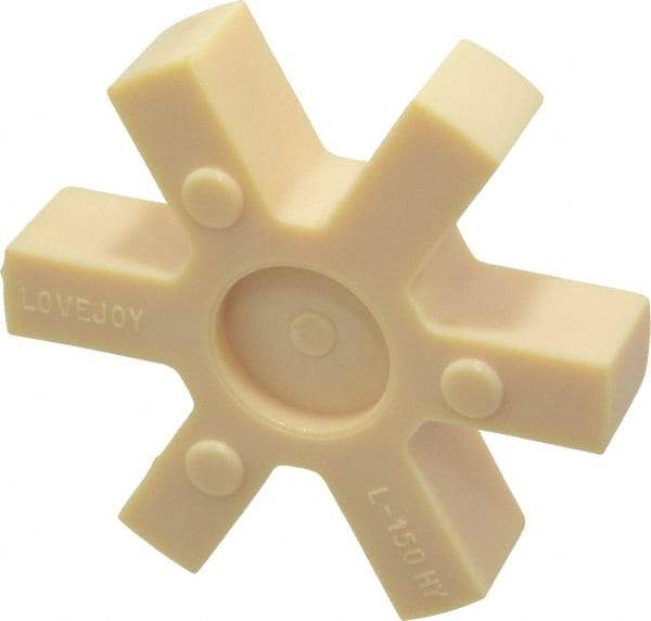 Lovejoy - Flexible Coupling Spider - 3-3/4" OD, 4-1/2" OAL, Hytrel, Order 2 Hubs & 1 Spider for Complete Coupling - Exact Tool & Supply