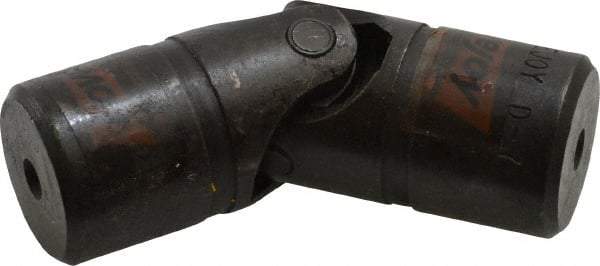 Lovejoy - 1" Bore Depth, 2,880 In/Lbs. Torque, D-Type Single Universal Joint - 9/16" Inside x 1-1/8" Outside Diam, 3-1/2" OAL - Exact Tool & Supply
