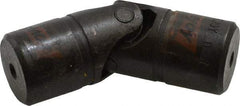 Lovejoy - 1" Bore Depth, 2,880 In/Lbs. Torque, D-Type Single Universal Joint - 9/16" Inside x 1-1/8" Outside Diam, 3-1/2" OAL - Exact Tool & Supply