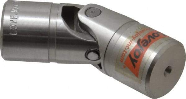 Lovejoy - 1-1/16" Bore Depth, 5,220 In/Lbs. Torque, D-Type Single Universal Joint - 5/8" Inside x 1-1/4" Outside Diam, 3-3/4" OAL - Exact Tool & Supply