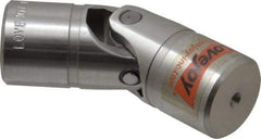 Lovejoy - 1-1/16" Bore Depth, 5,220 In/Lbs. Torque, D-Type Single Universal Joint - 5/8" Inside x 1-1/4" Outside Diam, 3-3/4" OAL - Exact Tool & Supply