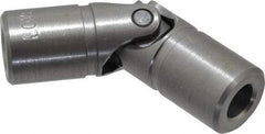 Lovejoy - 7/8" Bore Depth, 768 In/Lbs. Torque, D-Type Single Universal Joint - 3/8" Inside x 3/4" Outside Diam, 2-11/16" OAL - Exact Tool & Supply