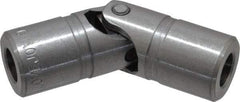 Lovejoy - 7/8" Bore Depth, 1,176 In/Lbs. Torque, D-Type Single Universal Joint - 7/16" Inside x 7/8" Outside Diam, 3" OAL - Exact Tool & Supply