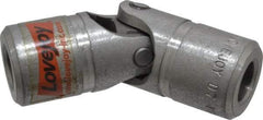 Lovejoy - 1" Bore Depth, 2,880 In/Lbs. Torque, D-Type Single Universal Joint - 9/16" Inside x 1-1/8" Outside Diam, 3-1/2" OAL - Exact Tool & Supply