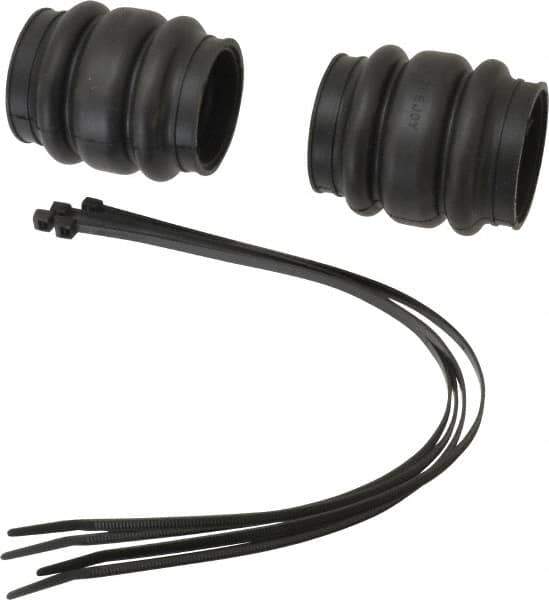 Lovejoy - 1-1/2" Bore Depth, 10,400 In/Lbs. Torque, Universal Joint Boot - 1" Inside x 2.59" Outside Diam, 3.08" OAL - Exact Tool & Supply