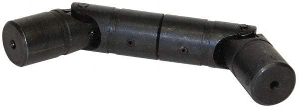 Lovejoy - 1-1/16" Bore Depth, 5,220 In/Lbs. Torque, DD-Type Double Universal Joint - 5/8" Inside x 1-1/4" Outside Diam, 7-1/2" OAL - Exact Tool & Supply