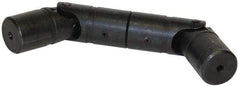 Lovejoy - 7/8" Bore Depth, 1,176 In/Lbs. Torque, DD-Type Double Universal Joint - 7/16" Inside x 7/8" Outside Diam, 6" OAL - Exact Tool & Supply