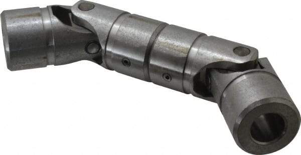 Lovejoy - 1-1/2" Bore Depth, 15,600 In/Lbs. Torque, DD-Type Double Universal Joint - 1" Inside x 2" Outside Diam, 10-7/8" OAL - Exact Tool & Supply