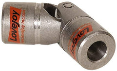 Lovejoy - 1-3/16" Bore Depth, 5,280 In/Lbs. Torque, D-Type Single Universal Joint - 3/4" Inside x 1-1/2" Outside Diam, 4-1/4" OAL - Exact Tool & Supply