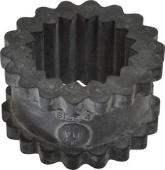 Lovejoy - 4 One Piece Solid Flexible Coupling Sleeve Insert - 2.31" OD, 1-1/4" OAL, EPDM - Exact Tool & Supply