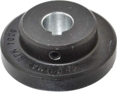 Lovejoy - 5/8" Max Bore Diam, 3/16" x 3/32" Keyway Width x Depth, Flexible Coupling Hub - 2.046" OD, 2.38" OAL, Cast Iron - Exact Tool & Supply