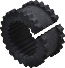 Lovejoy - 7 One Piece Split Flexible Coupling Sleeve Insert - 4.34" OD, 2.19" OAL, EPDM - Exact Tool & Supply