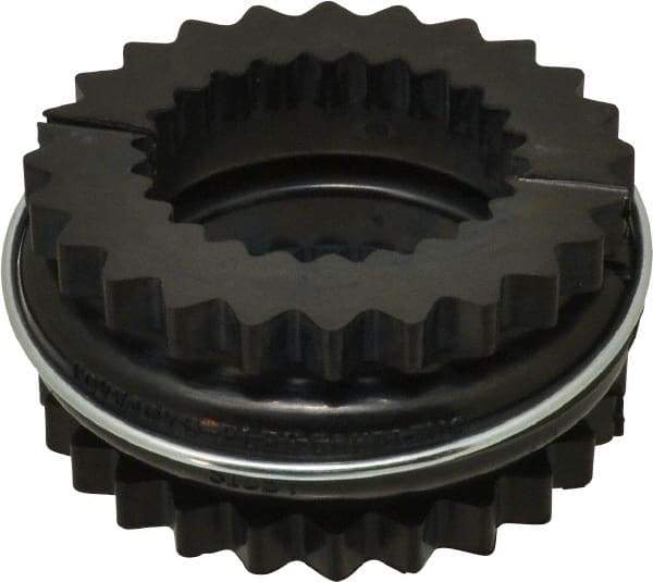 Lovejoy - 7 Two Piece Flexible Coupling Sleeve Insert - 4.34" OD, 2.19" OAL, EPDM - Exact Tool & Supply