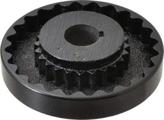 Lovejoy - 1" Max Bore Diam, 1/4" x 1/8" Keyway Width x Depth, Flexible Coupling Hub - 4-5/8" OD, 3.94" OAL, Cast Iron - Exact Tool & Supply