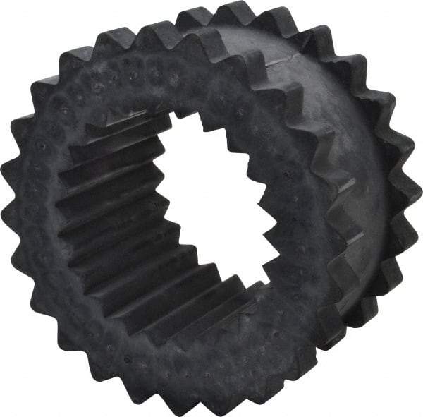 Lovejoy - 10 One Piece Solid Flexible Coupling Sleeve Insert - 7.06" OD, 3.44" OAL, EPDM - Exact Tool & Supply