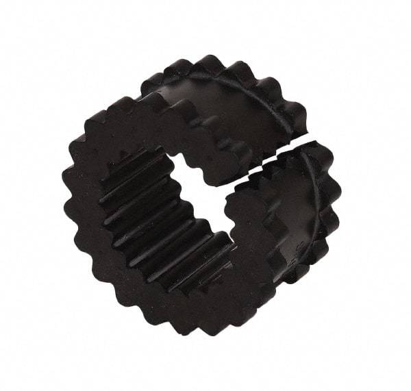 Lovejoy - 10 One Piece Split Flexible Coupling Sleeve Insert - 7.06" OD, 3.44" OAL, EPDM - Exact Tool & Supply