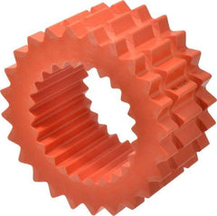 Lovejoy - 10 One Piece Solid Flexible Coupling Sleeve Insert - 7.06" OD, 3.44" OAL, Hytrel - Exact Tool & Supply