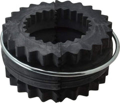 Lovejoy - 11 Two Piece Flexible Coupling Sleeve Insert - 8.19" OD, 4" OAL, EPDM - Exact Tool & Supply