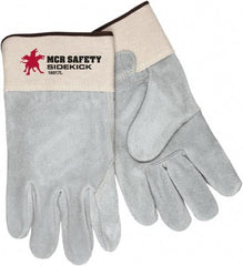 MCR Safety - Leather Work Gloves - Exact Tool & Supply