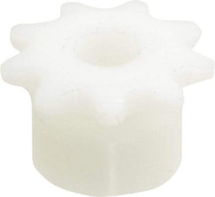Poly Hi Solidur - 9 Teeth, 1/4" Chain Pitch, Chain Size 25, Roller Chain Sprockets - Exact Tool & Supply