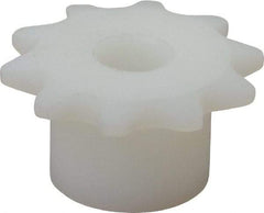 Poly Hi Solidur - 10 Teeth, 1/4" Chain Pitch, Chain Size 25, Roller Chain Sprockets - Exact Tool & Supply