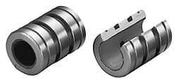Pacific Bearing - 30mm ID, 2,142 Lb Static Load Capacity, Open Linear Bearing - 47mm OD - Exact Tool & Supply