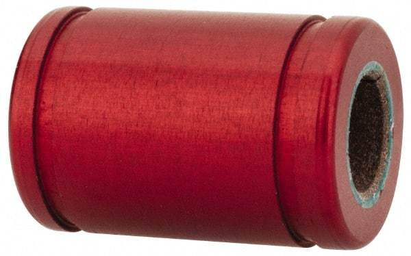 Pacific Bearing - 3/16" ID, 110 Lb Static Load Capacity, Closed Linear Bearing - 0.38" OD - Exact Tool & Supply