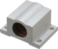 Pacific Bearing - 3/8" ID, 1-3/4" OAW x 1.313" OAL x 0.938" OAH Closed Single Pillow Block - 1-5/16 Inch Overall Length x 15/16 Inch Overall Height x 1-3/4 Inch Width, - Exact Tool & Supply