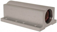 Pacific Bearing - 5/8" ID, 4" OAL x 1-5/8" OAH Closed Twin Pillow Block - 4 Inch Overall Length x 1-5/8 Inch Overall Height x 2-1/2 Inch Width, - Exact Tool & Supply